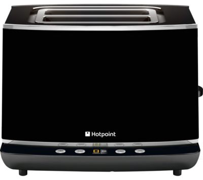 HOTPOINT TT 22E AB0 2-Slice Toaster - Black HOTPOINT TT 22E AB0 2-Slice Toaster - Black